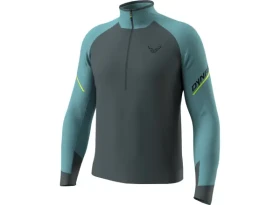 Dynafit Alpine 1/2 Zip Tee pánské triko dlouhý rukáv Smoke Blue vel. M