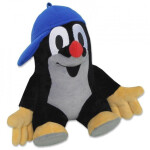 Krtek 31cm sedící, kšiltovka modrá - Zdeněk Miler