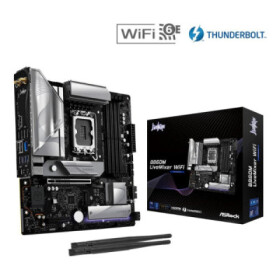 ASRock MB Sc LGA1851 B860M LiveMixer WiFi, Intel B860, 4xDDR5, 1xThunderbolt, 1xHDMI, WiFi, mATX EDF_380997