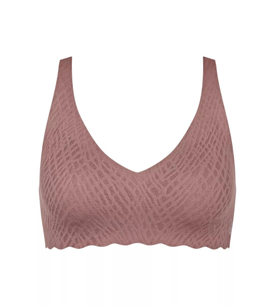 Dámská podprsenka ZERO Feel Bliss Soft bra - BROWN - hnědá 1141 - SLOGGI BROWN M