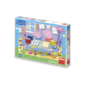 Puzzle Peppa Pig: Výtvarník 24 dílků