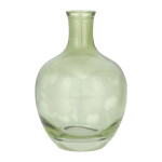 GREEN GATE Skleněná váza Pale Green 11 cm, zelená barva, sklo