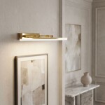 Koupelnové nástěnné LED svítidlo APP1873-1W 60cm GOLD OSW-66028