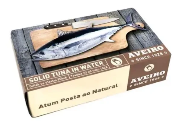 Aveiro Tuňák ve vlastní šťávě 120g (06734)