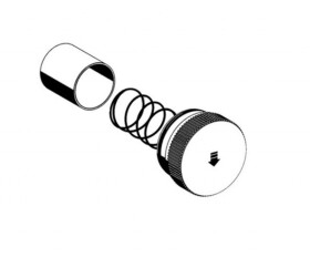 SCHELL - Příslušenství Náhradní ovládací tlačítko ke sprchovým armaturám Linus, chrom 295450699