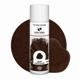 Sametový sprej Food Colours Dark Chocolate (250 ml)