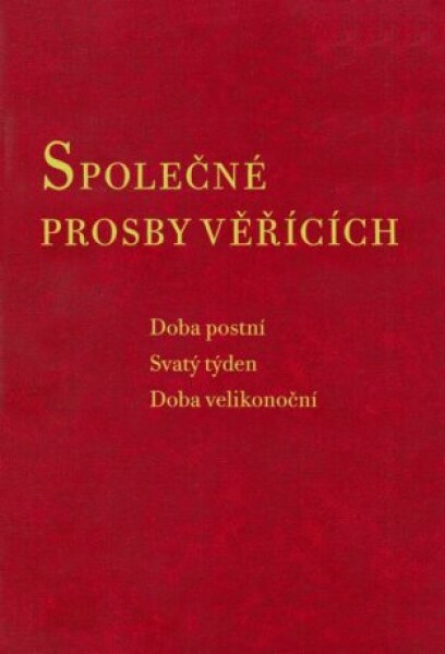 Společné prosby věřících - červené