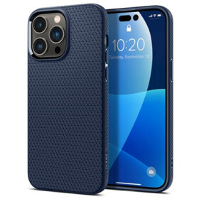 Pouzdro Spigen Liquid Air iPhone 15 Pro navy modré