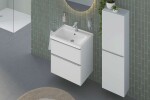DURAVIT - Wave Umyvadlová baterie, kartáčovaný nerez WA1020002070