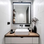 Mereo Led koupelnové osvětlení nad zrcadlo, černá, 40 cm, 7 W, 455 lm, 4000 K, IP44, 230 V CN700B40