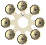 Big Fat Snare Drum Octopus white copper