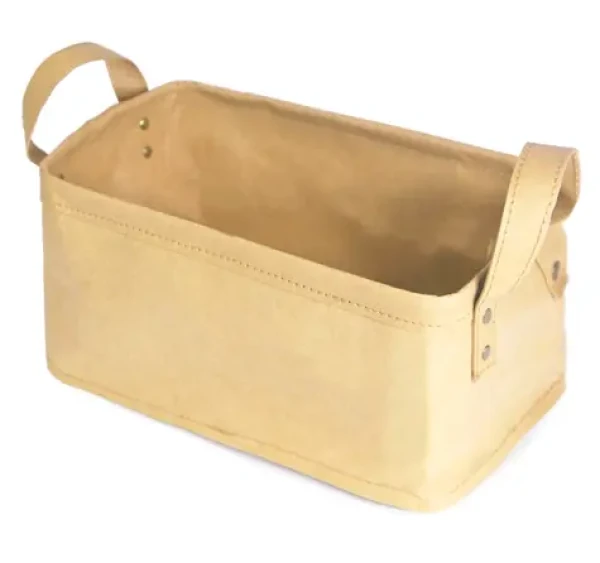 Compactor Basket Ecologic béžová / Úložný košík s dvěma držadly / 28 x 18 x 13 cm (3370910111231)