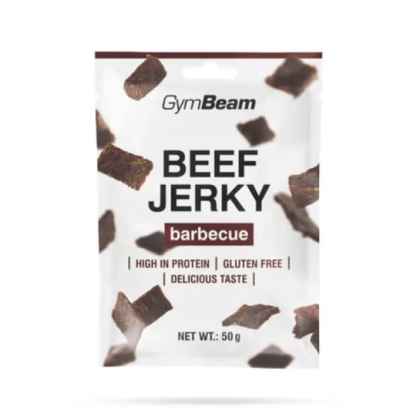Sušené maso Beef Jerky - GymBeam (barbecue, 50 g) (35542-8-50g-barbecue)