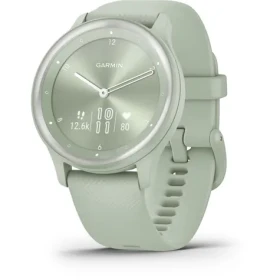 Garmin Vivomove Sport stříbrno-zelená / chytré hodinky / 72 x 154 OLED / BT / ANT+ / 5 ATM (010-02566-03)