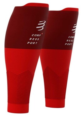 Kompresní lýtkové návleky Compressport R2V2 - červené Velikost: 42-46 cm obvod lýtka