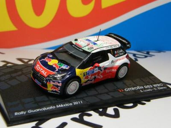 33/23 RALLYE - CITROËN DS3 WRC Loeb rally Mexico 2011 - ALTAYA 1:43