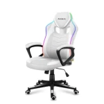 Huzaro Force 2.5 Mesh RGB bílá / Herní židle / nastavitelná / nosnost až 140 kg / látka síťovina (HZ-FORCE 2.5 RGB WHITE MES)