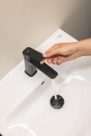GROHE - Dice Umyvadlová baterie s výpustí Push-Open, studený start, matná černá 1018612430