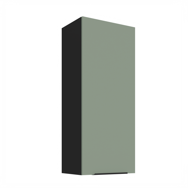 Horní skříňka Aria 45 G-108 1F Barva korpusu: Černá, Barva dvířek: SA - Aquamarine AFM