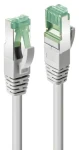 Lindy Cat6a S/FTP 10m šedá / Patch kabel / TPE / GRS recyklovaný / RJ-45 / 10GBase-T (47923)