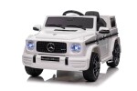 Mamido Dětské elektrické autíčko Mercedes Benz G63 cabrio EVA kola bílé