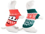 Christmas svetr pro psa Barva: Tmavě zelená, Délka zad (cm): 18, Obvod hrudníku: 23 - 28 cm