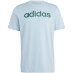 Tričko adidas Essentials Single Jersey Linear vyšitým logem IJ8651