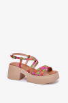 Sandály na podpatku model 215023 Step in style 39