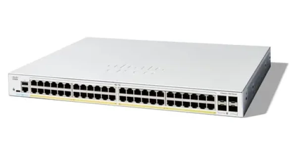 Cisco Catalyst C1300-48P-4G REFRESH / Switch / Managed / 48x GbE RJ-45 / 4x SFP / PoE+ 375W (C1300-48P-4G-RF)