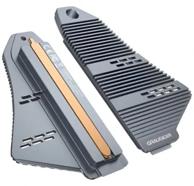 GrauGear G-PS5HS04 šedá / Chladič M.2 SSD / pro PS5 / M.2 2230-2280 / měděný heatpipe (G-PS5HS04)