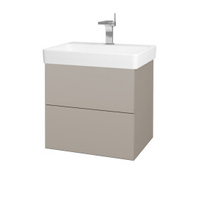 Dřevojas - Koupelnová skříňka VARIANTE SZZ2 60 pro umyvadlo Laufen Pro S - N07 Stone / N07 Stone 194734
