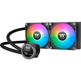 THERMALTAKE TH240 V2 Ultra ARGB černá / AIO vodní chladič CPU / 2x 120 mm / 2000 RPM @ 25.8 dB / 57.05 CFM (CL-W383-PL12SW-A)