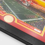Obraz Kansas City Chiefs NFL Team Stadium Bronze Coin
