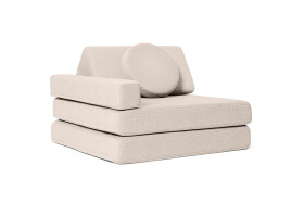 SHAPPY Dětské rozkládací pěnové křeslo SHAPPY ORIGINAL Barva: Soft Beige