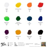 Mont Marte Acrylic Ink Premium sada 12 x 20 ml Basic