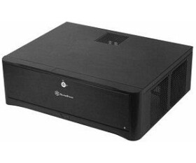 SILVERSTONE SST-GD06B Grandia / HTPC / mini-DTX, mini-ITX / SFX 300W / USB 3.0 / černá (SST-GD06B)