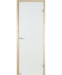 Dveře do sauny HARVIA 8x21, čiré, 790x2090 mm, olše CD82104LL