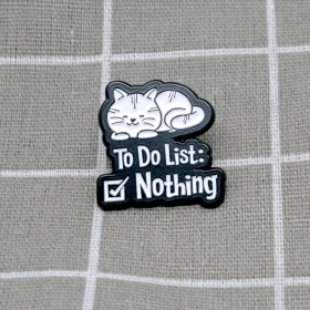 Pinarna.cz Spící kočka - To Do List: Nothing / Seznam toho, co udělat: Nic