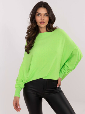 Svetr DHJ SW 8862.91 fluo zelený jedna velikost
