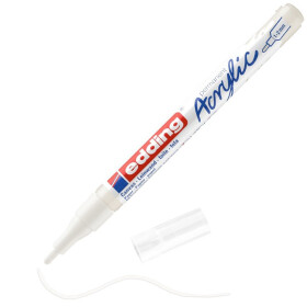 Akrylový popisovač EDDING 5300 F - dopravní bílá