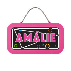 Neonová cedulka se jménem - Amálie - Albi