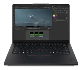 Lenovo ThinkPad P14s Gen 7 (Intel) černá / Notebook / 14,5" WUXGA / Intel Core Ultra 7 366H / 32GB / 1TB SSD (21XJ001RCK)