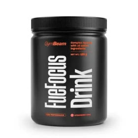 FueFocus Drink - GymBeam (jahoda kiwi, 125 g) (110848-2-125g-strawberrykiwi)