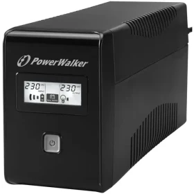 PowerWalker VI 850 LCD / záložní zdroj UPS / 850 VA / 480 W / 2x Typ F (CEE 7/3) / USB (10120017)