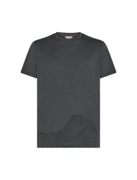 ICEBREAKER Mens Merino 150 Tech Lite SS Tee 3D Mapping, Obsidian velikost: S