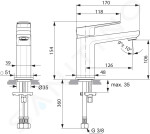 IDEAL STANDARD - Tonic II Umyvadlová baterie, chrom A6327AA