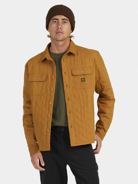 Quiksilver AMBIENT TOBACCO BROWN pánská jarní bunda