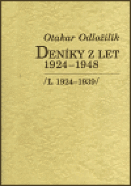 Deníky let 1924-1948 II. Otakar Odložilík