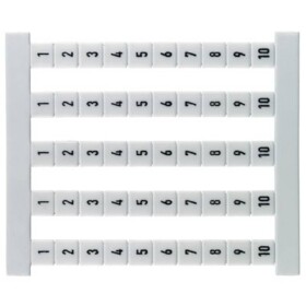 Weidmüller 0460660001 označení svorky bílá 500 ks