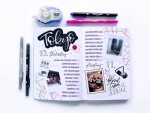 Tombow Travel Journal sada deníku A5 s TwinTone, Mono Edge a Power